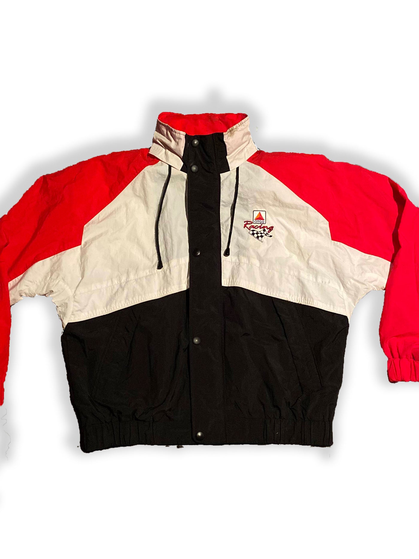 Vintage 90's California Outerwear Citgo Racing Block Jacket