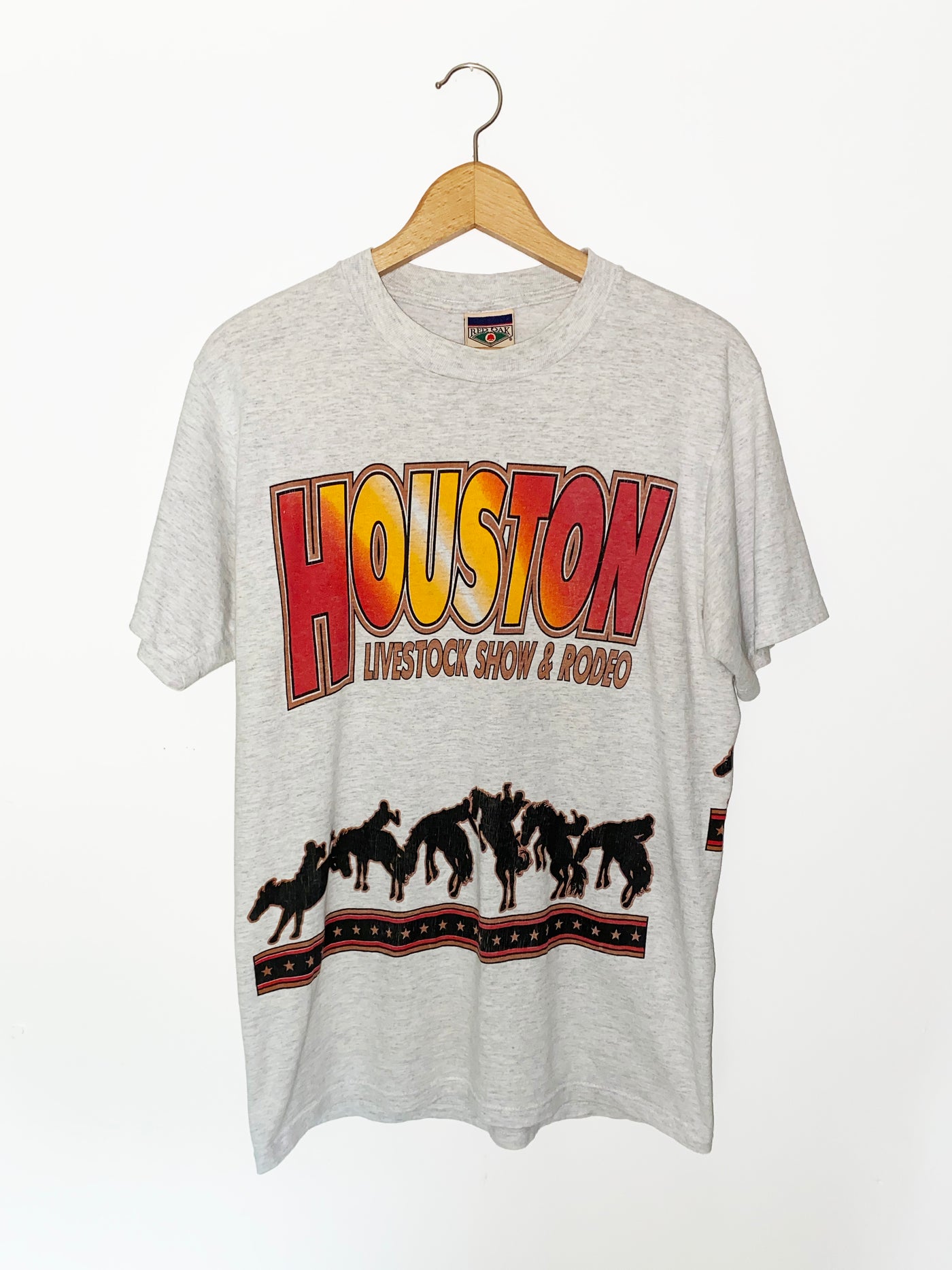 Vintage Red Oak Houston Rodeo All Over Print T-Shirt