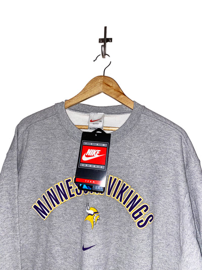 Vintage White Tag Nike Minnesota Vikings Crewneck
