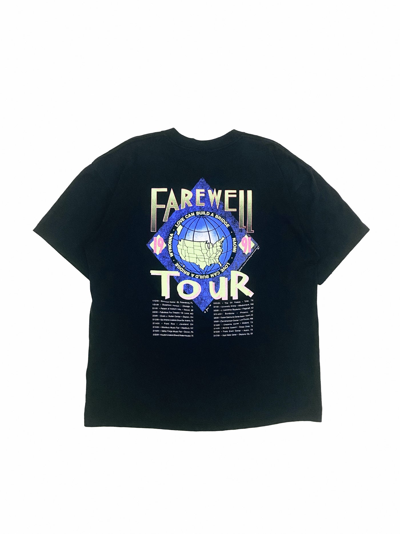 Vintage 1990 The Judds Farewell Tour T-Shirt