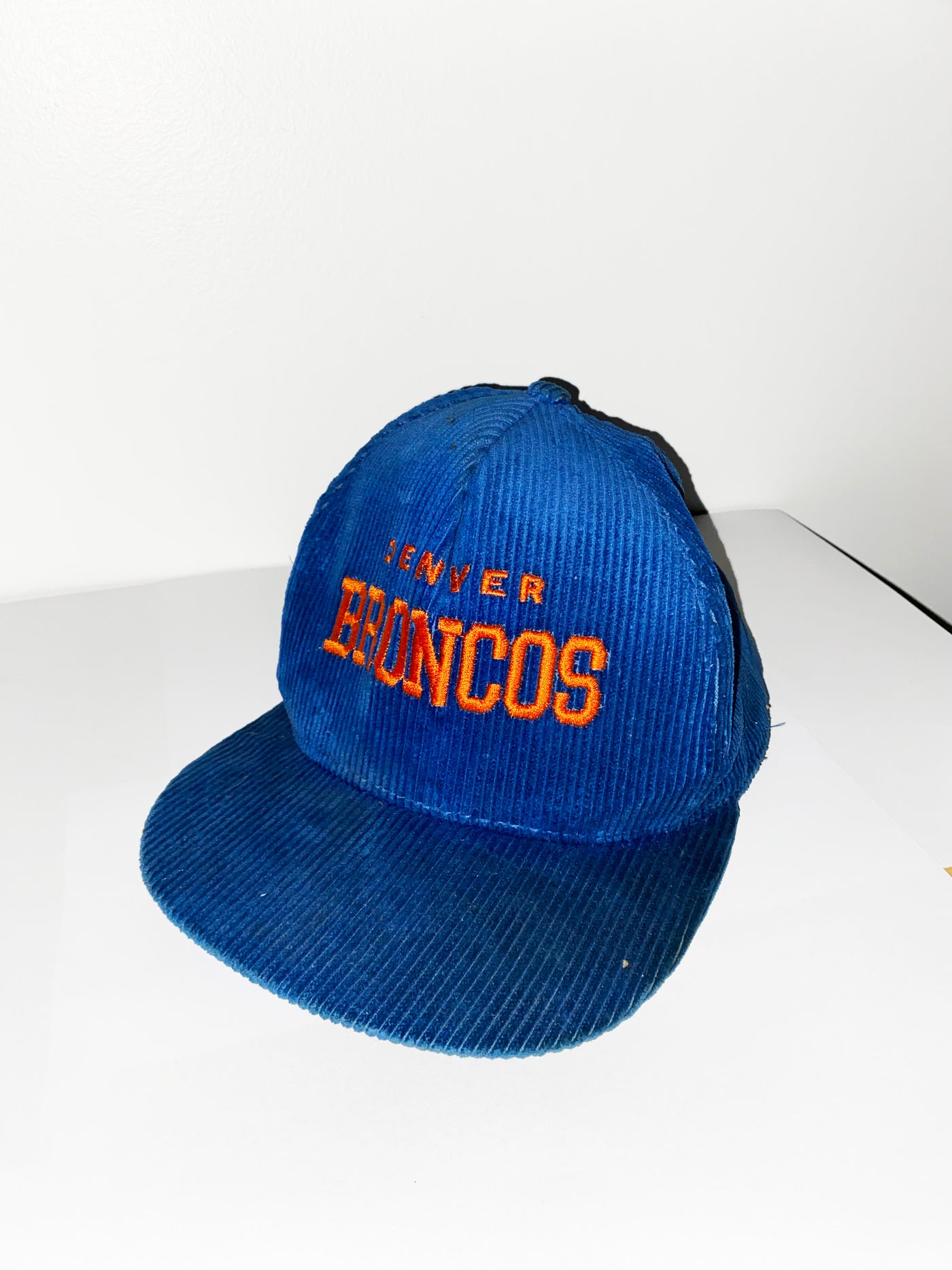 Vintage Denver Broncos Corduroy Snapback