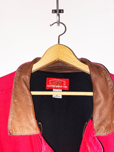 Vintage Marlboro Chore Jacket with Removable Flannel Vest