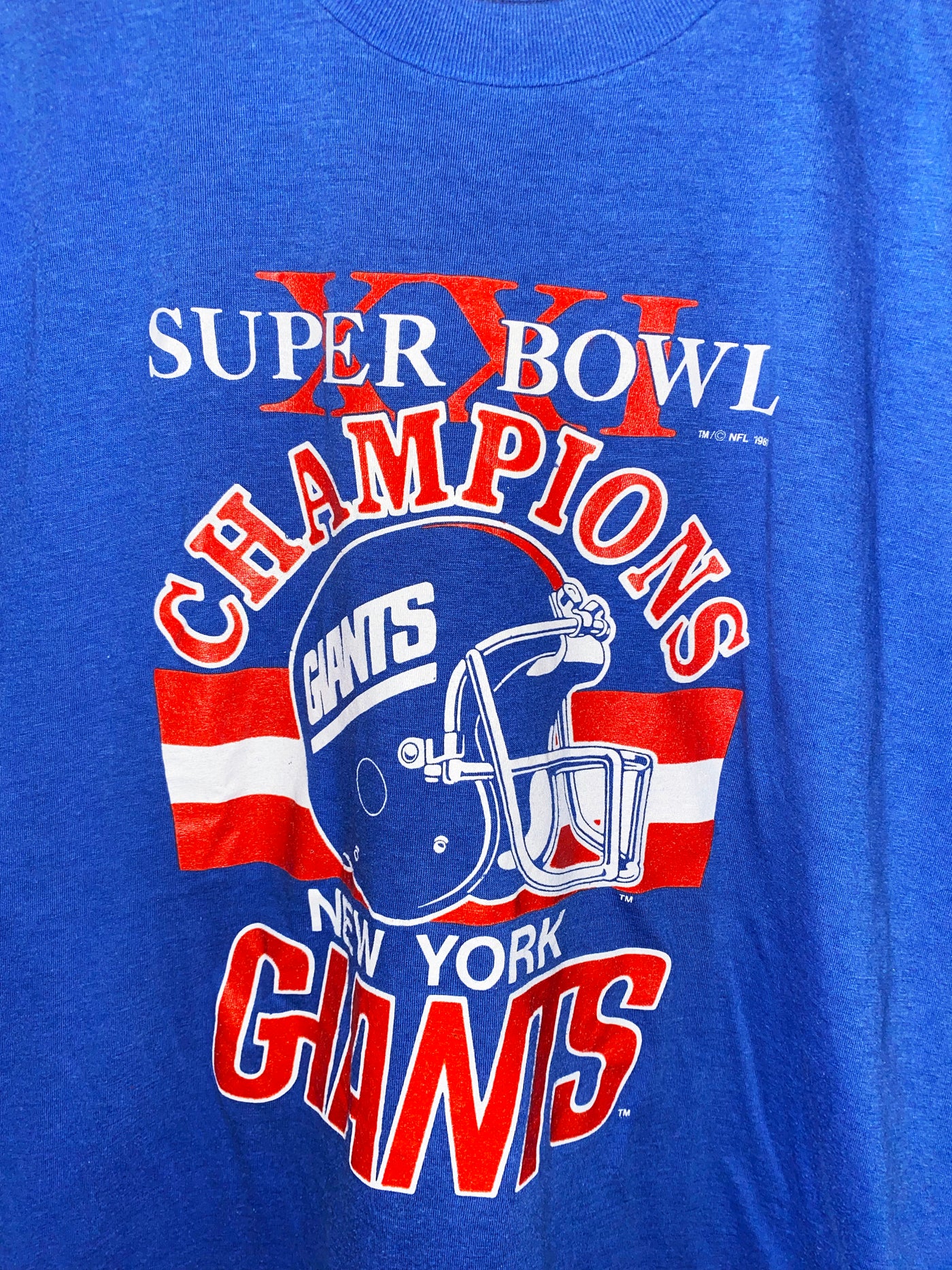 Vintage 1989 New York Giants Super Bowl T-Shirt