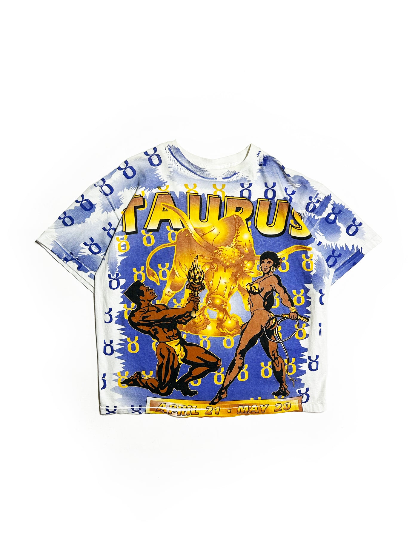 Vintage 90s Taurus All Over Print Shirt