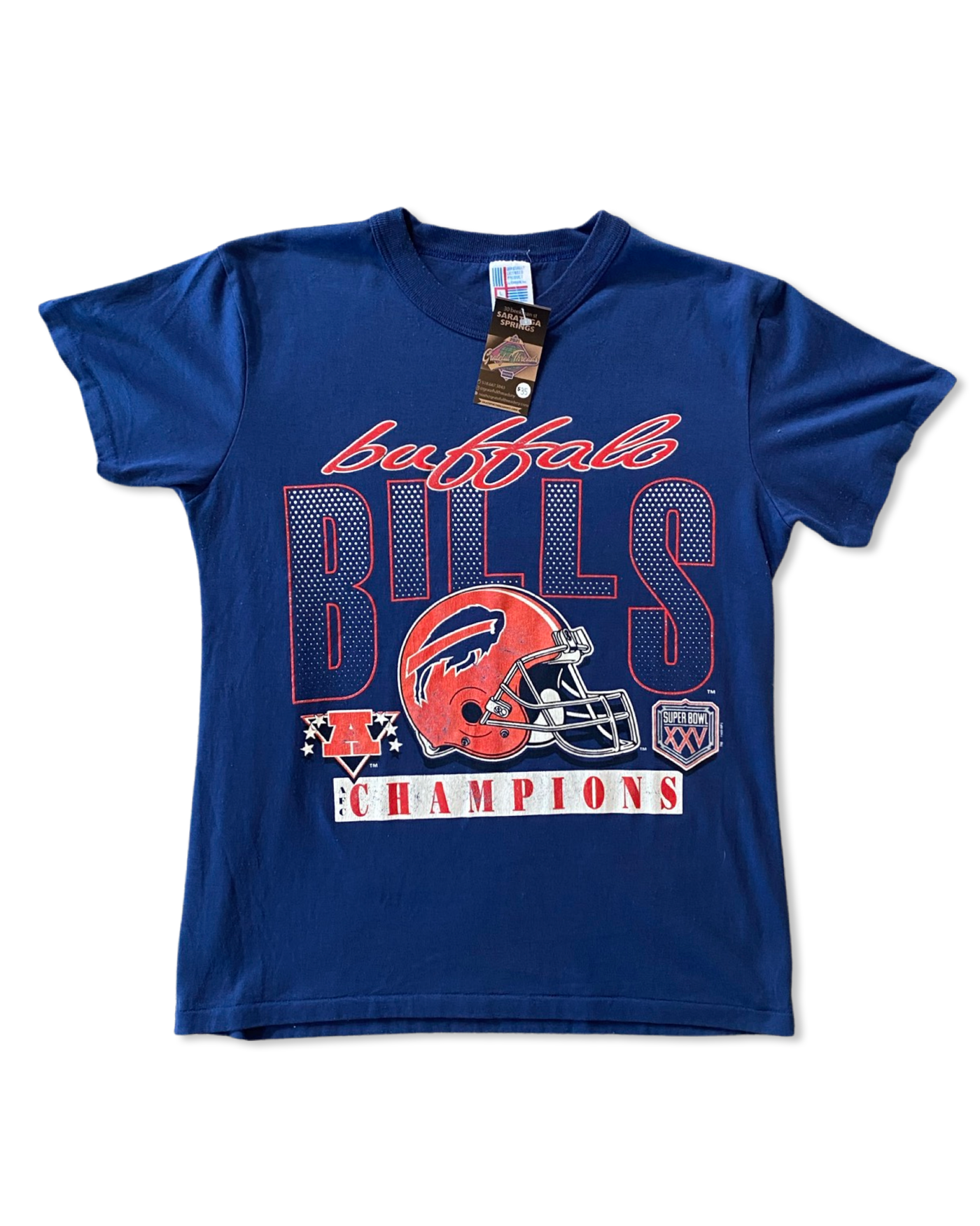 Vintage 1989 Buffalo Bills AFC Champions T-Shirt