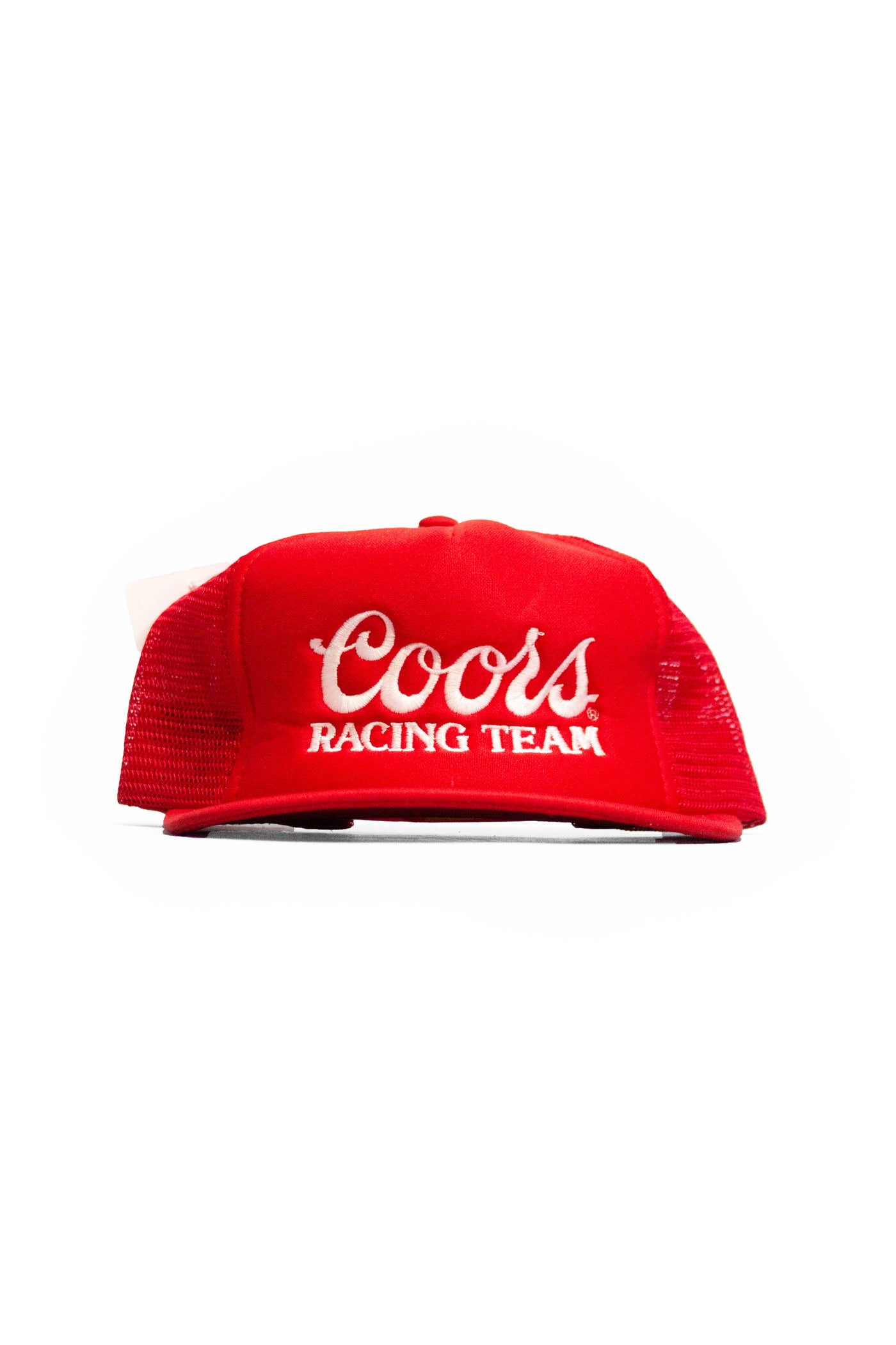 Vintage 90s Coors Racing Team Trucker Hat