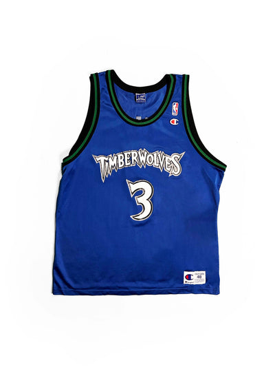 Vintage 90s Will Avery Timberwolves Jersey