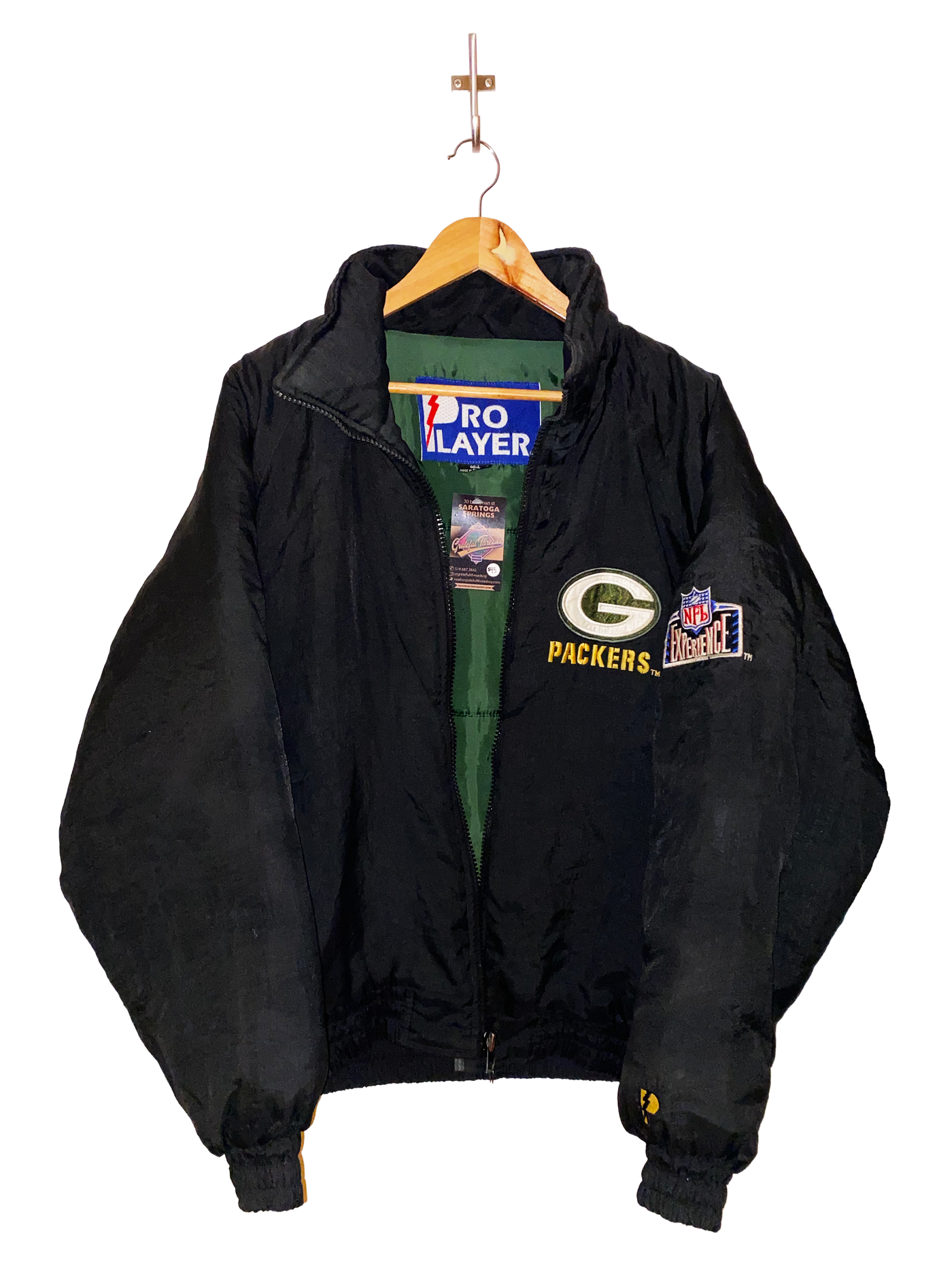 Vintage Pro Player Green Bay Packers Puffer Jacket