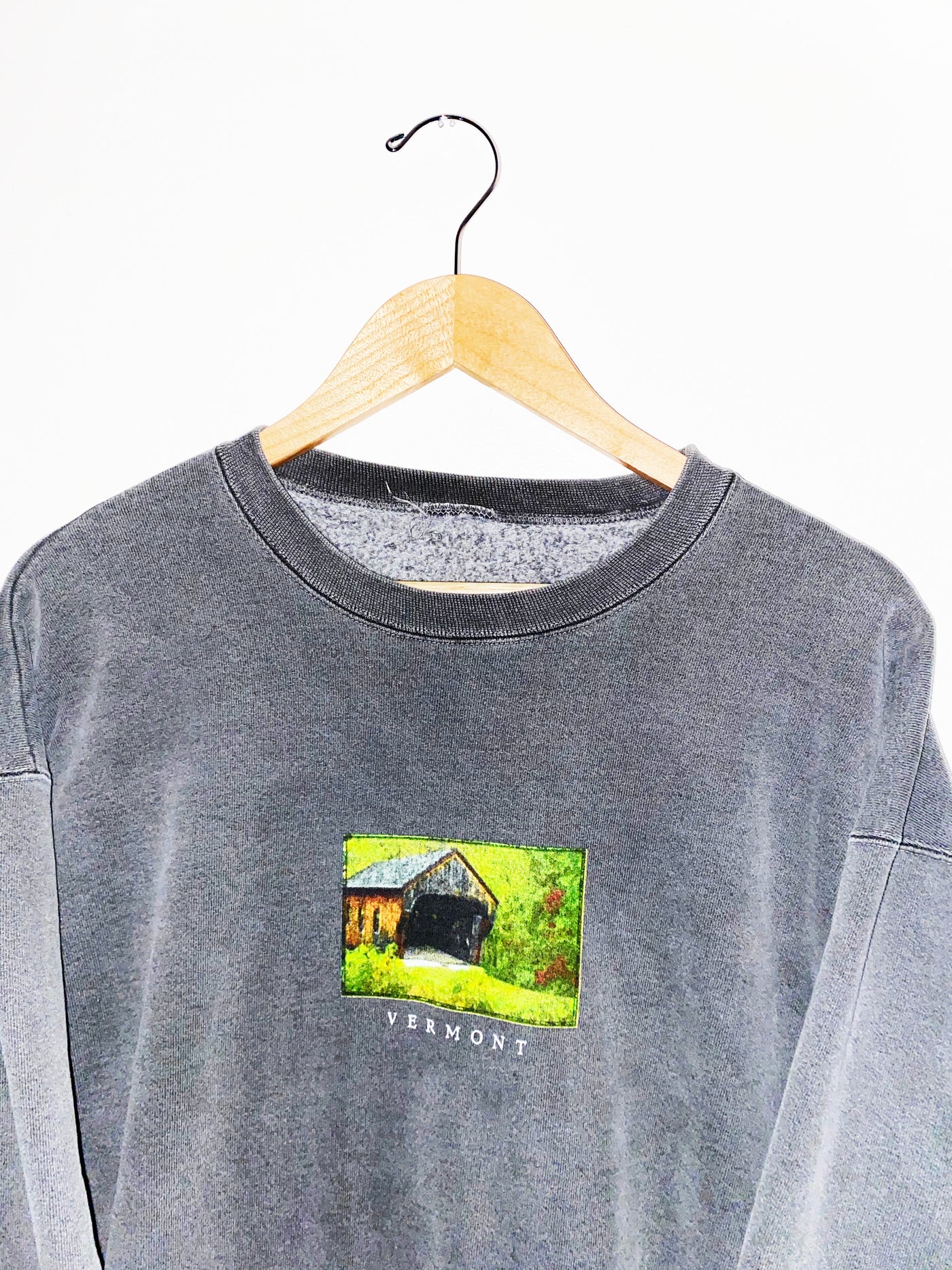 Vintage Vermont Covered Bridge Crewneck