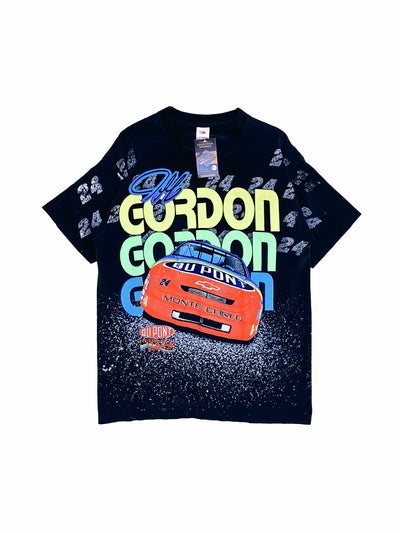 Vintage 1995 Jeff Gordon ‘Going Going Gone’ All Over Print T-Shirt
