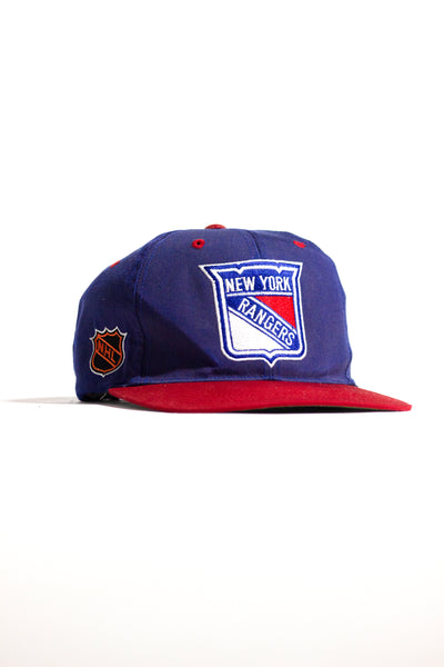 Vintage 90s Rangers Sports Specialties Center Ice Blockhead Snapback