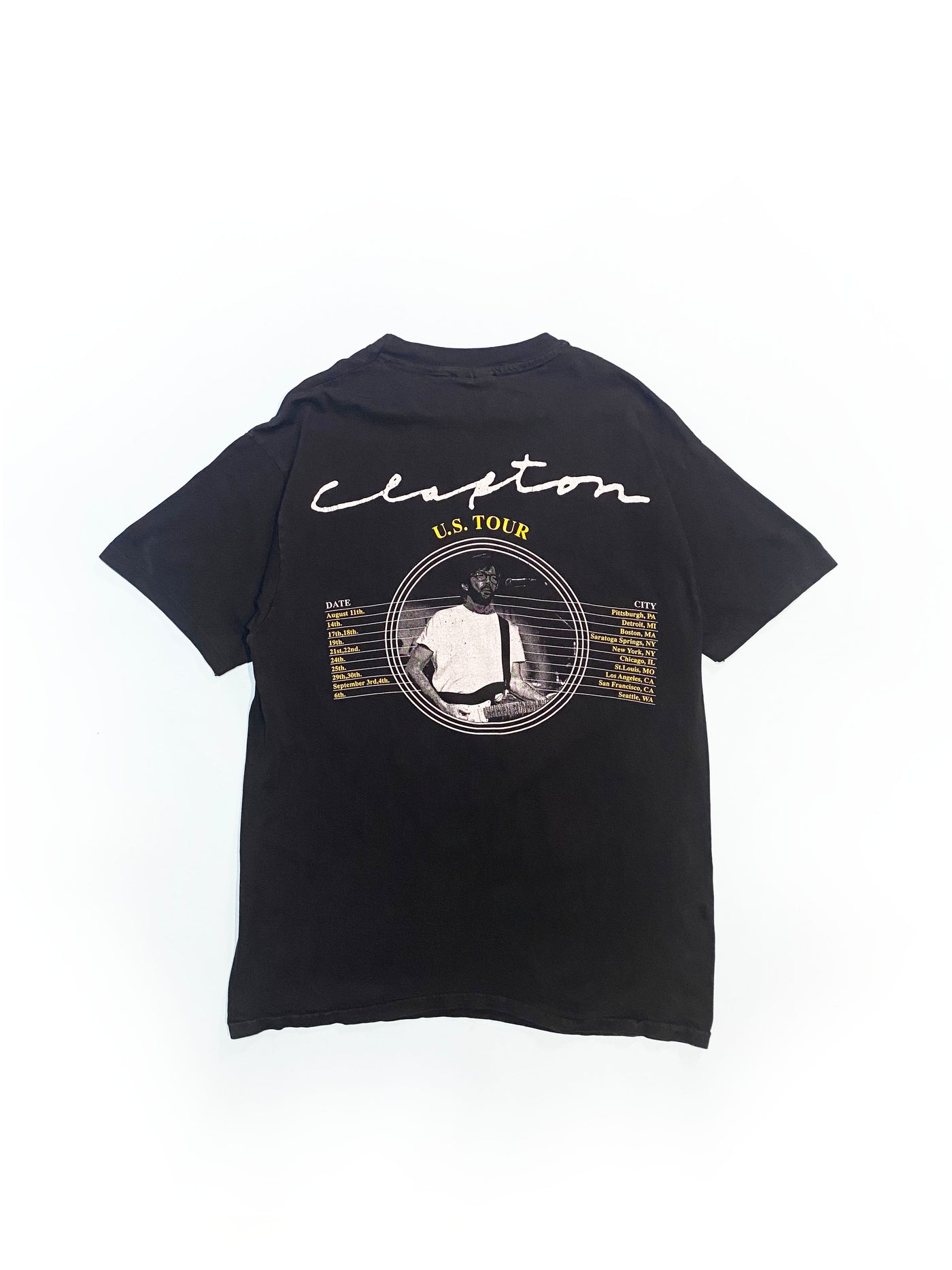 Vintage 1992 Eric Clapton US Tour T-Shirt