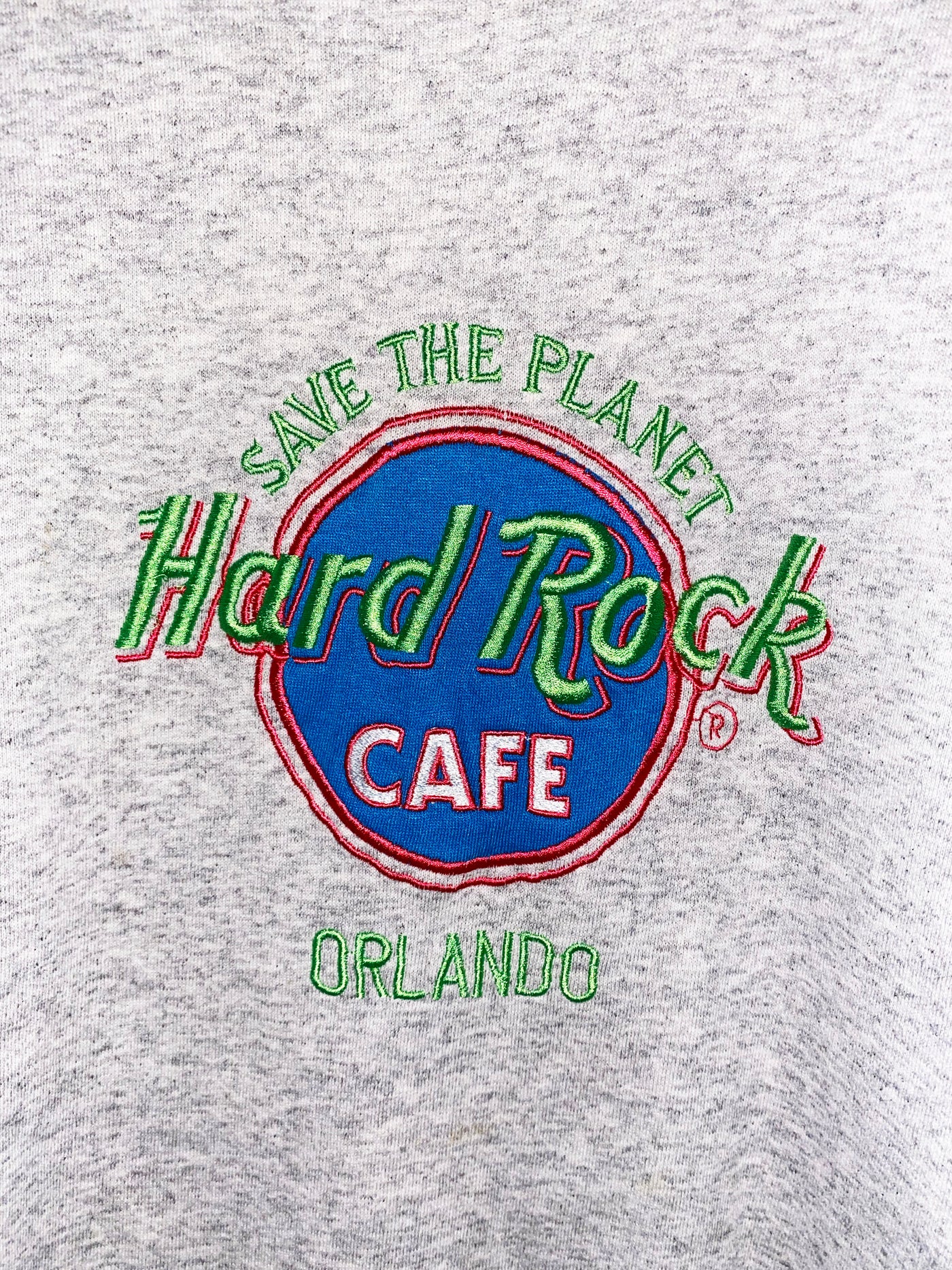 Vintage Hard Rock Cafe Save the Planet Crewneck