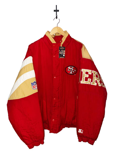 Vintage Starter 49ers Puffer Jacket