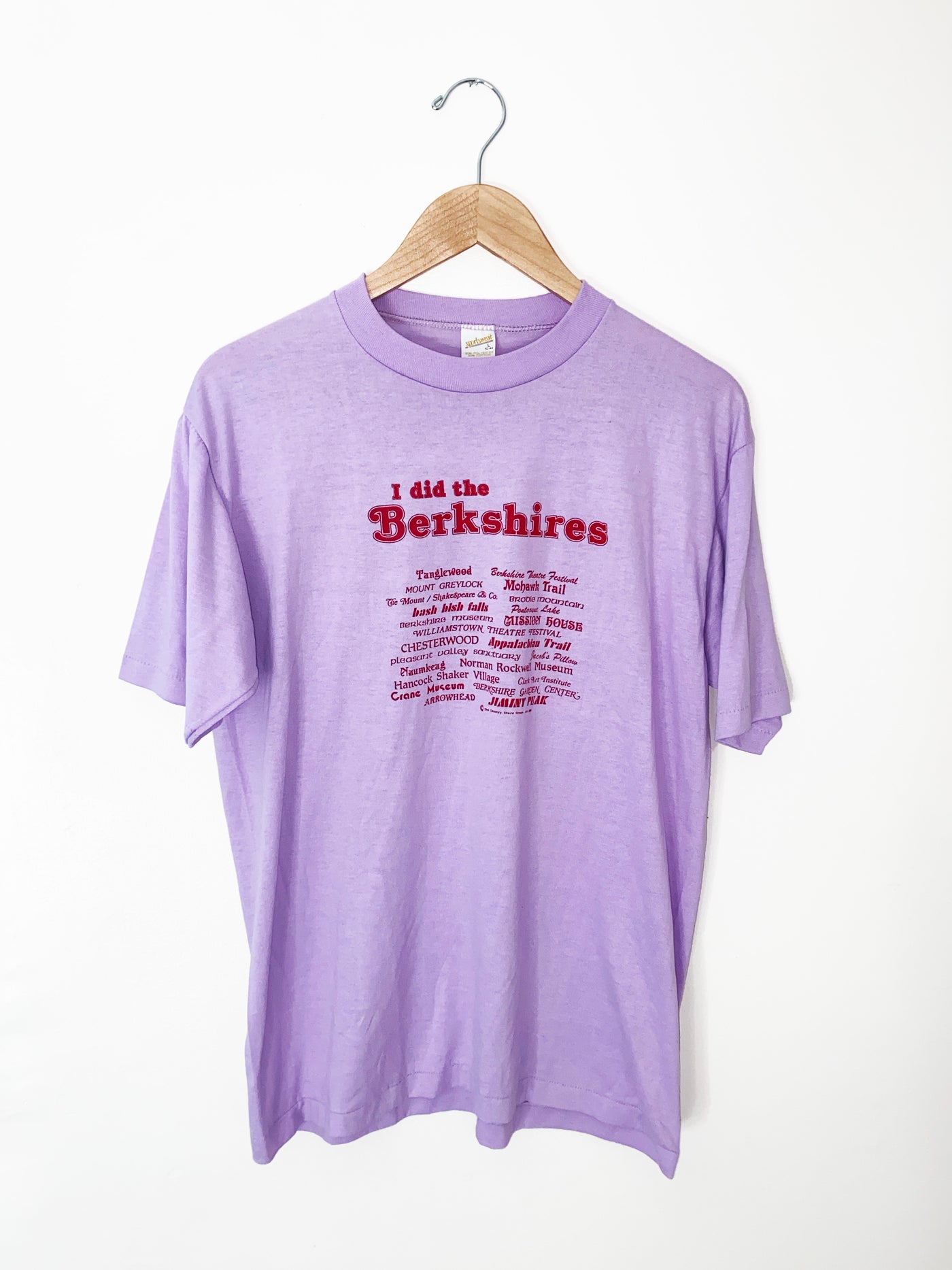 Vintage 1989 Berkshires Massachusetts T-Shirt