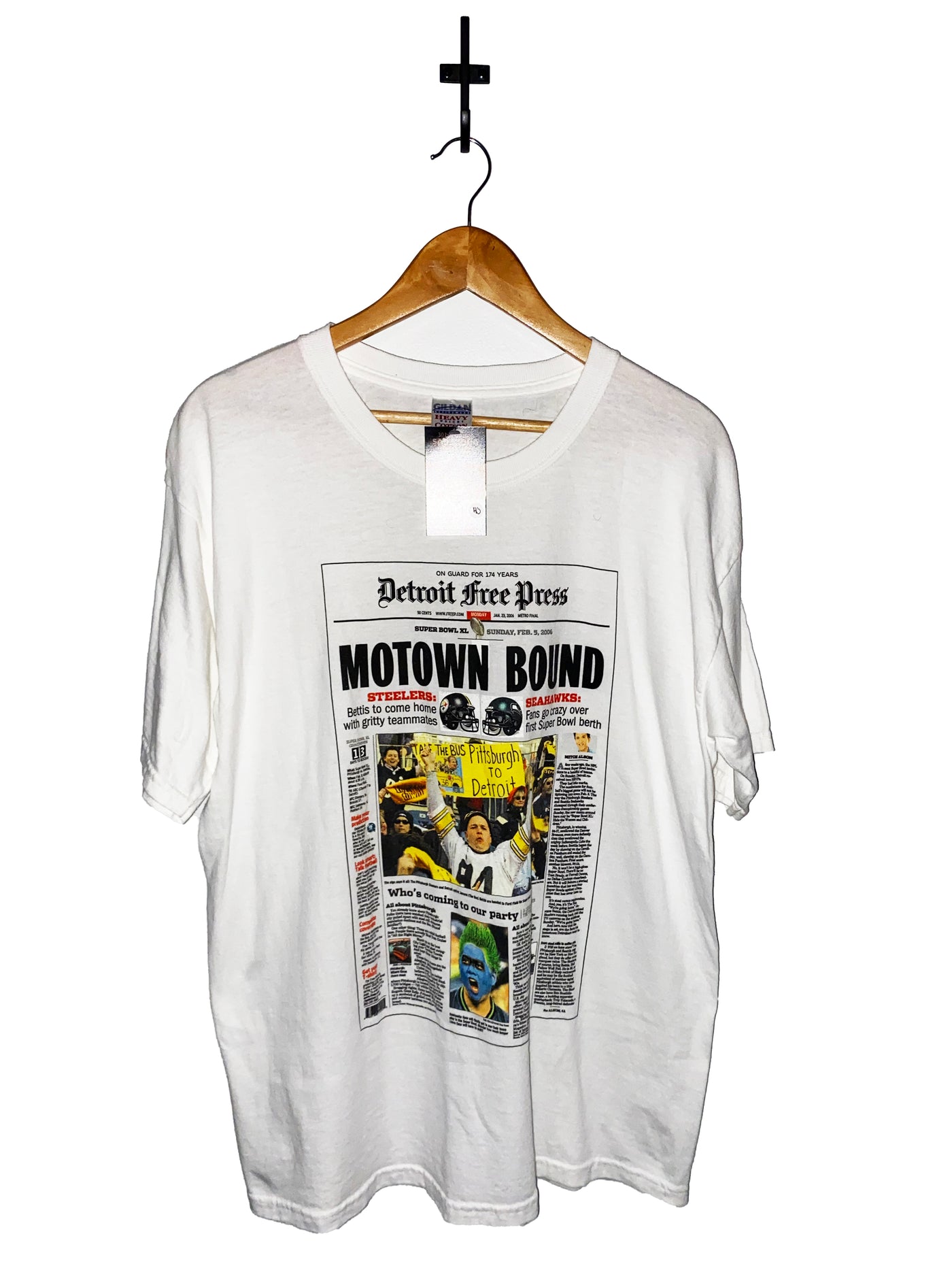 2006 Motown Bound Newspaper T-Shirt