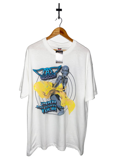 Vintage 2001 Aerosmith Just Push Play Tour T-Shirt