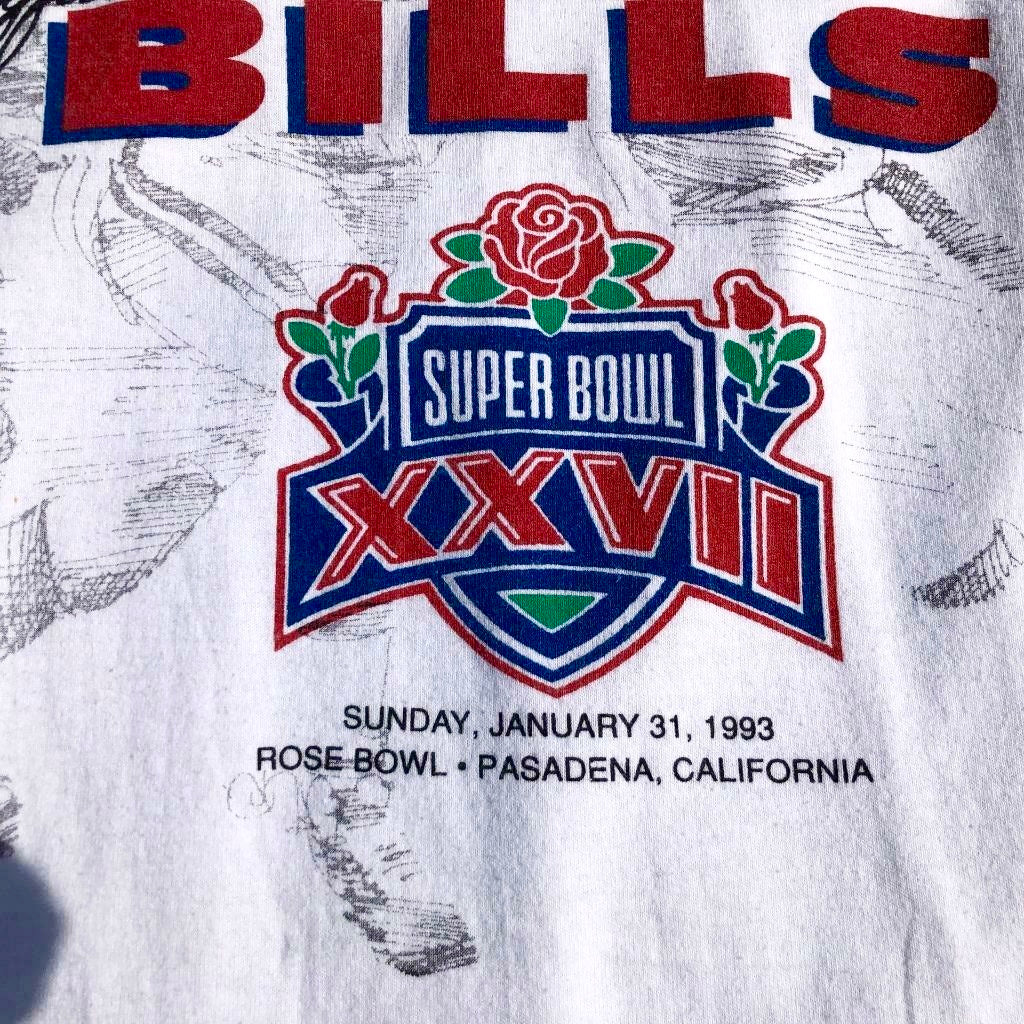 Vintage 1993 Buffalo Bills Rosebowl T-Shirt