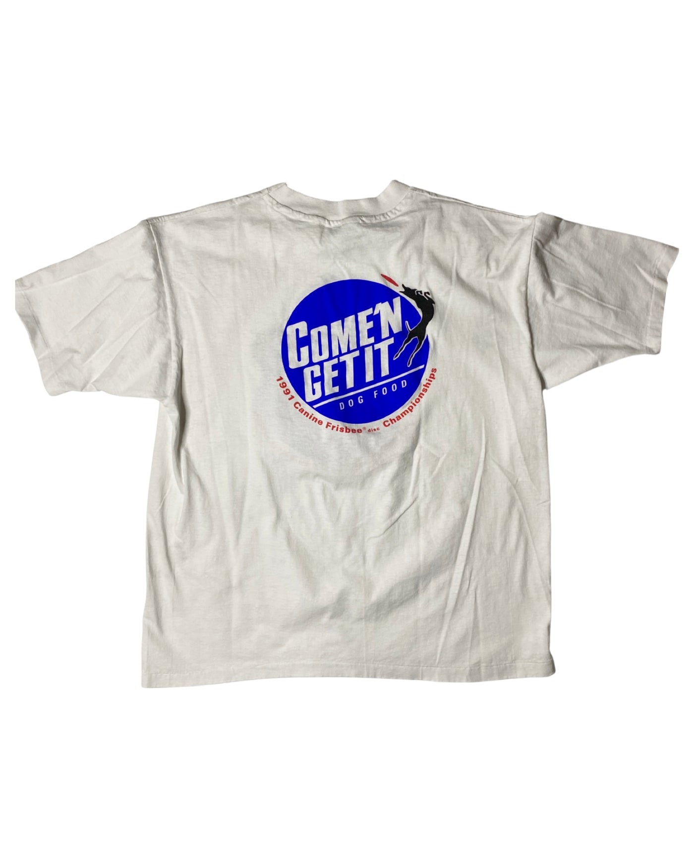 Vintage 1991 Canine Disc Championship T-Shirt