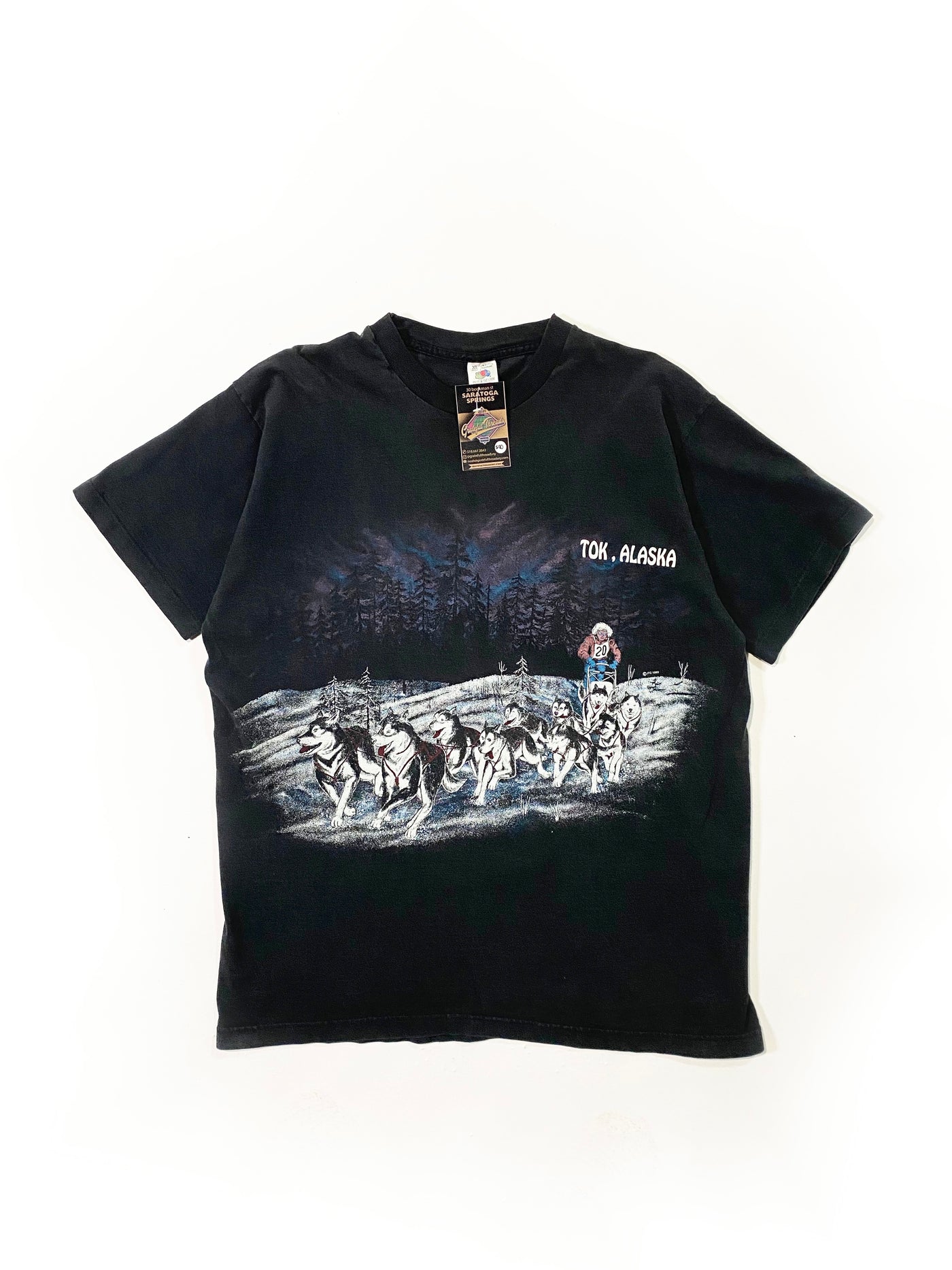 Vintage 1990 Tok Alaska All Over Print T-Shirt