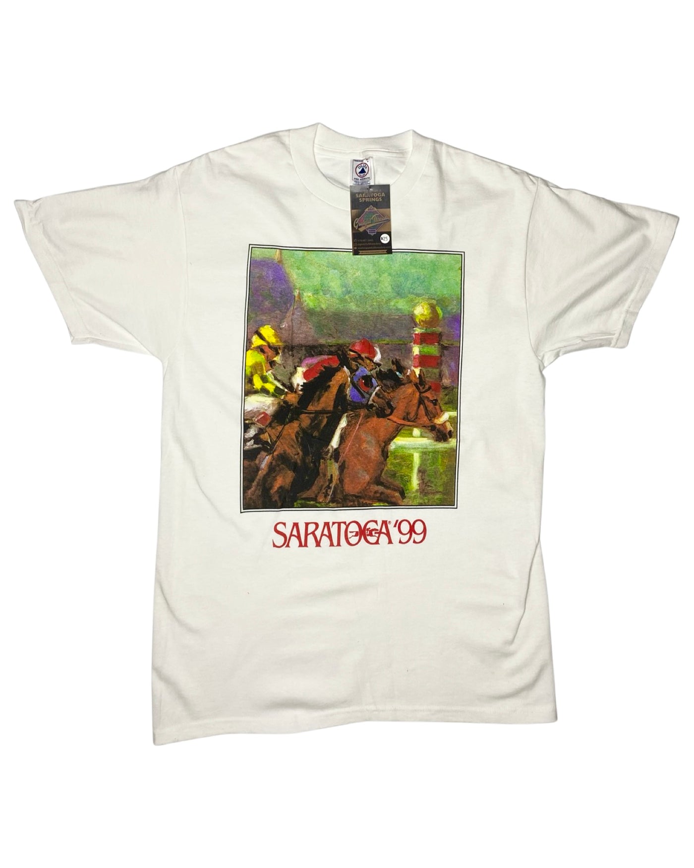Vintage 1999 Saratoga Race Track T-Shirt