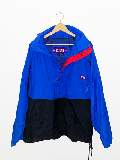 Vintage CB Sport Colorblock 1/4 Zip Jacket