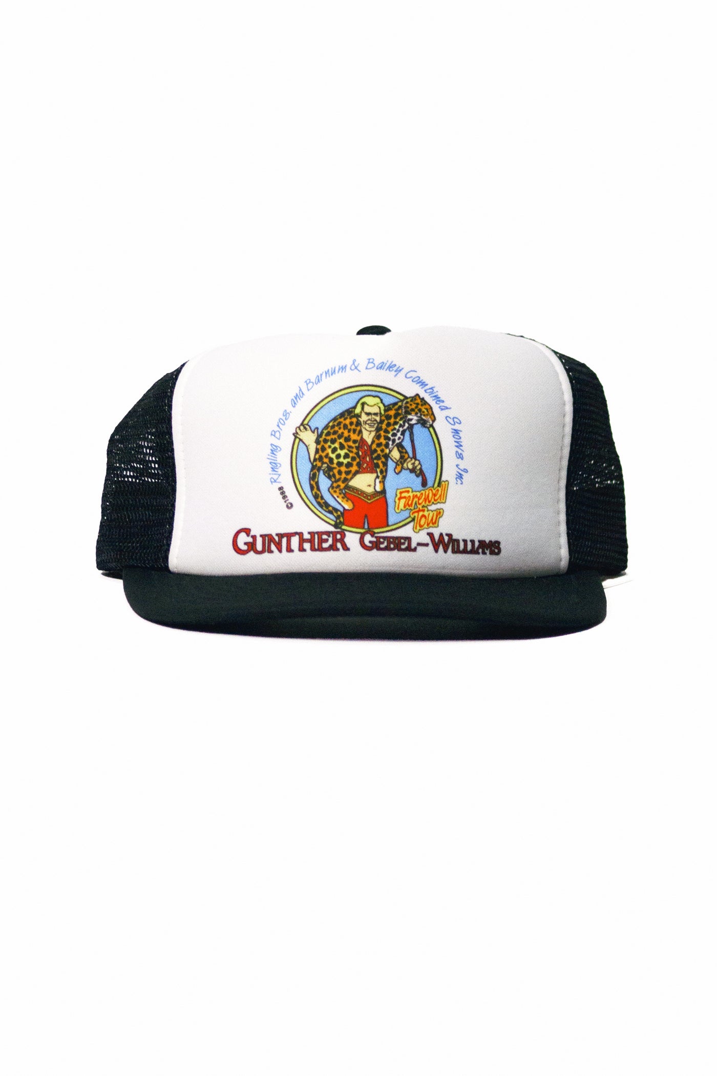 Vintage 1989 Gunther Gebel - Williams Farwell Tour Trucker Hat