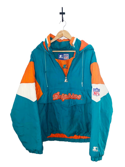 Vintage Miami Dolphins Puffer Jacket