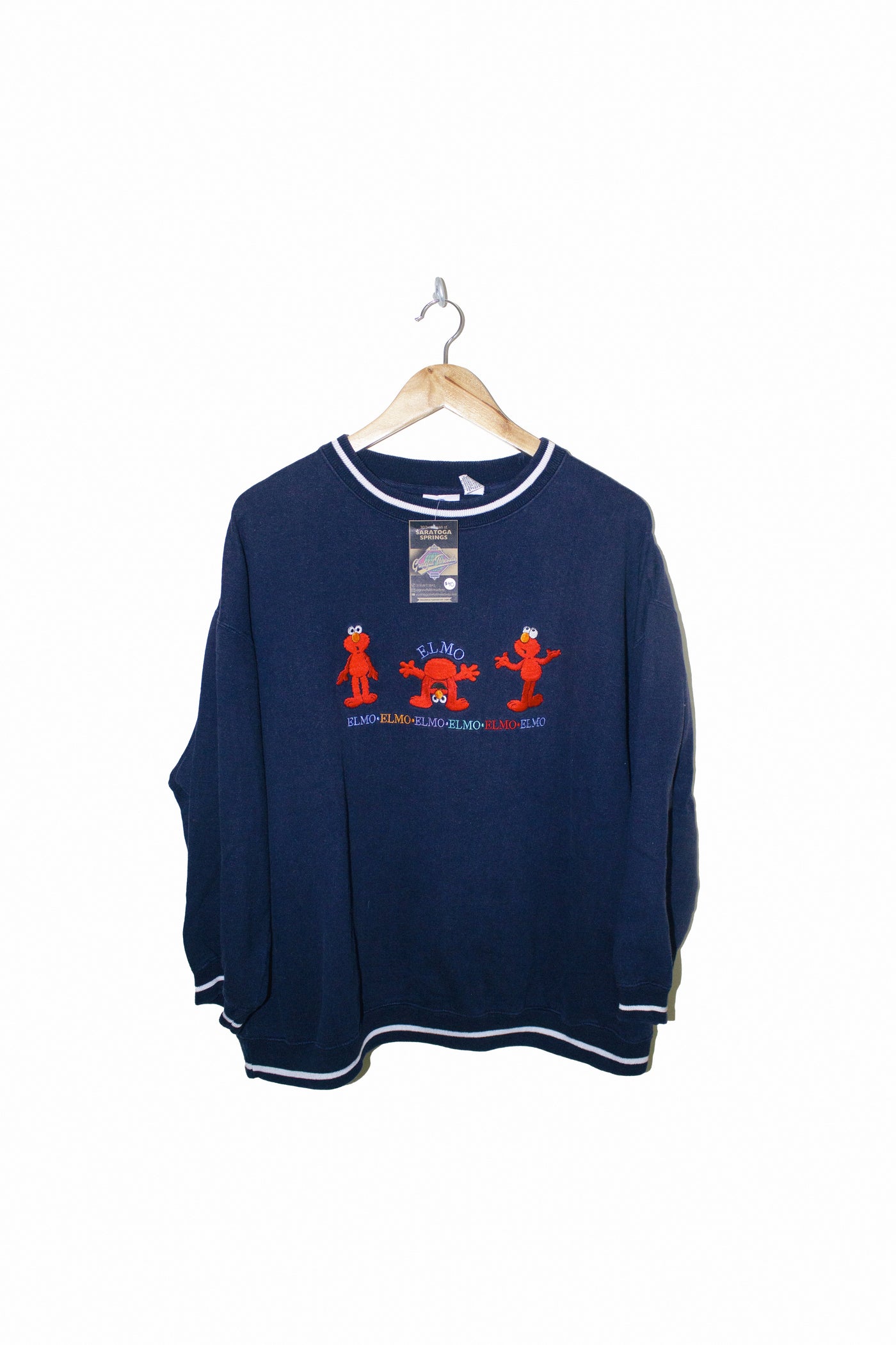 Vintage 90s Embroidered Elmo Crewneck