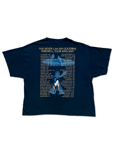Vintage 2002 Cher Never Say Goodbye Farewell Tour T-Shirt