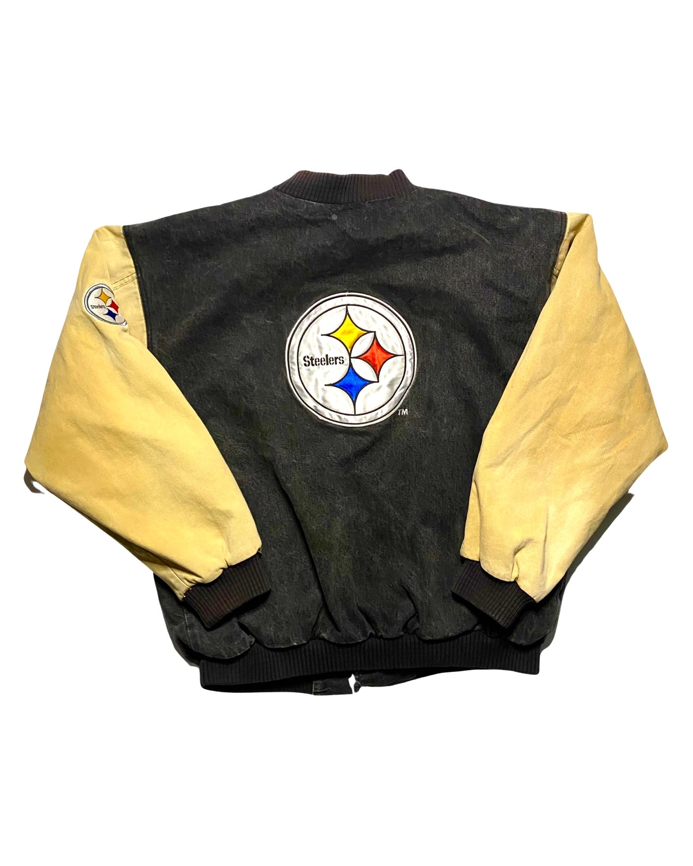Vintage 90s Steelers 2 Tone Work Jacket