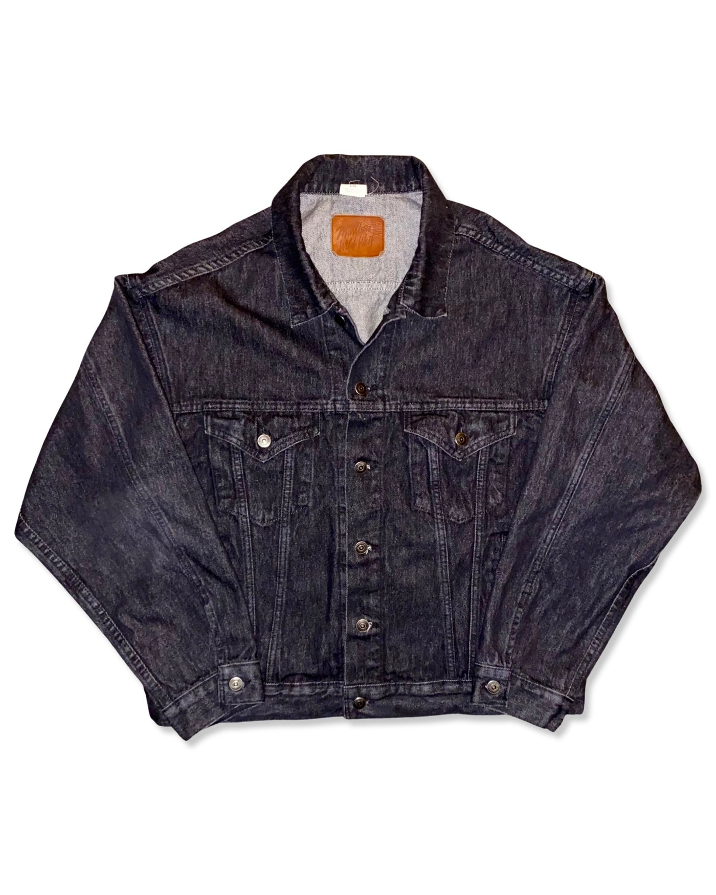 Vintage Marlboro Wild West Black Denim Jacket