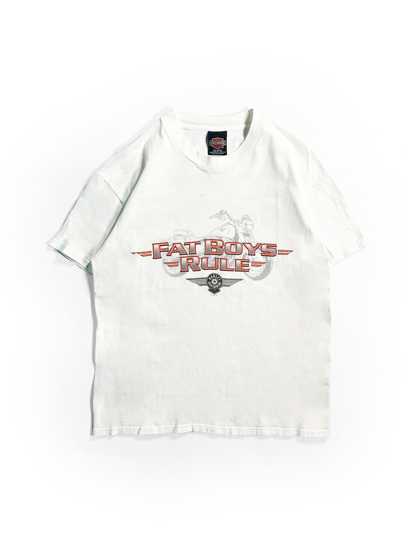 Vintage 1998 Fat Boys Rule Harley T-Shirt