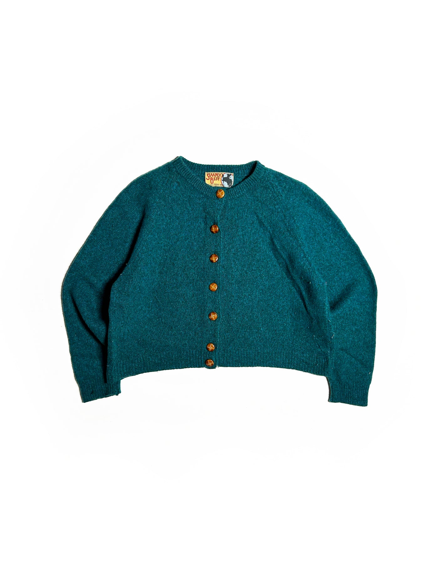 Vintage 1990 Simply Best Cropped Cardigan