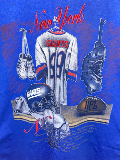 Vintage Nutmeg New York Giants Superbowl XXV Shirt