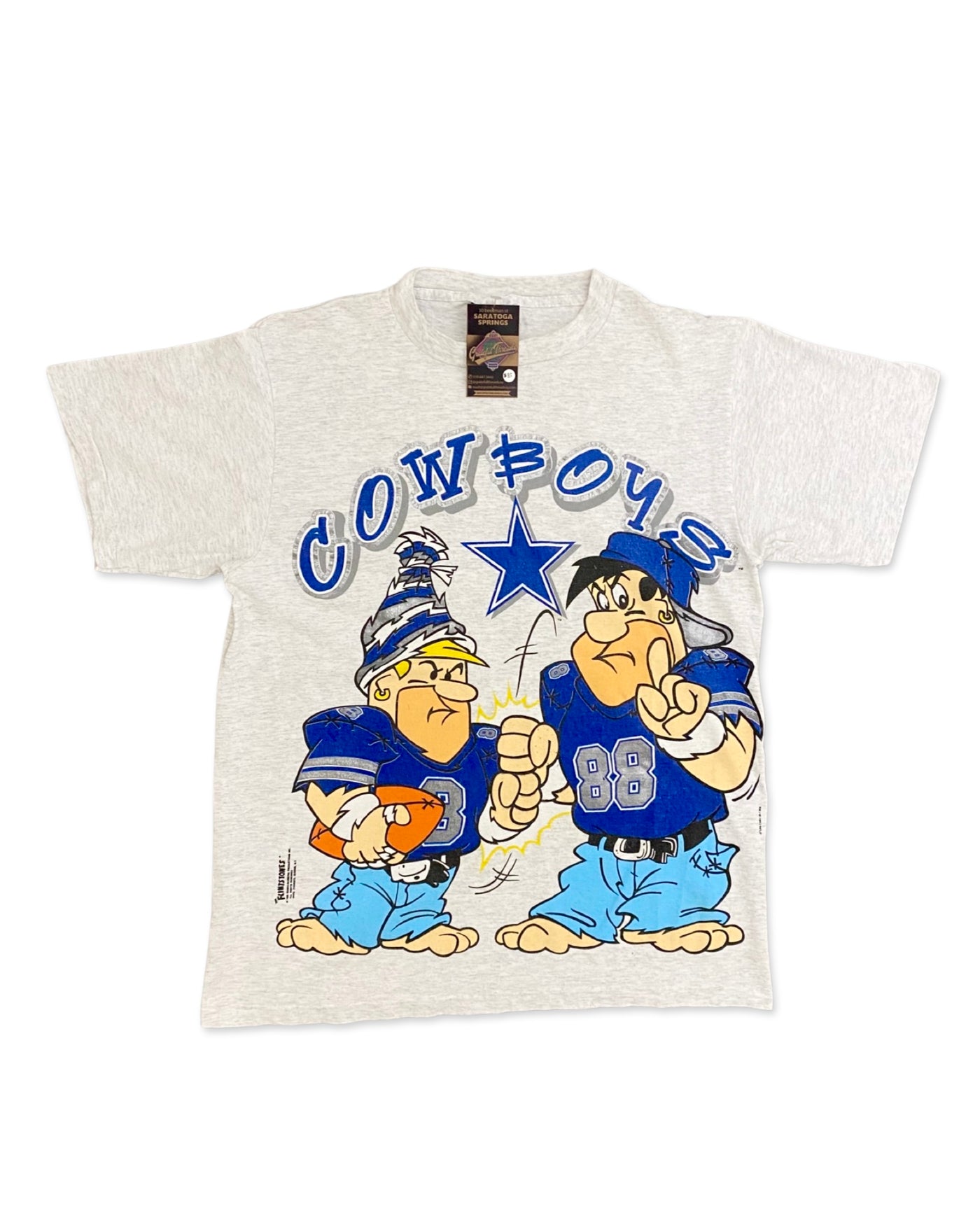 Vintage 1993 Flintstones Dallas Cowboys T-Shirt