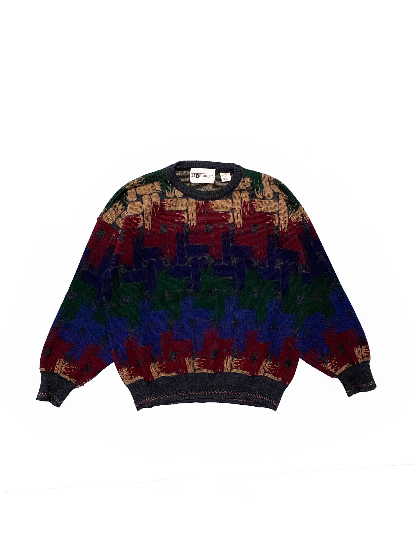 Vintage 90s JT Beckett Patterned Sweater