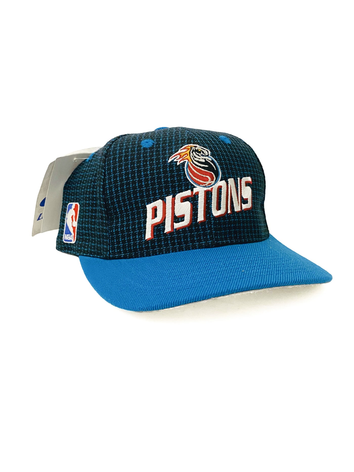 Vintage 90s Detroit Pistons Logo Athletic Snapback
