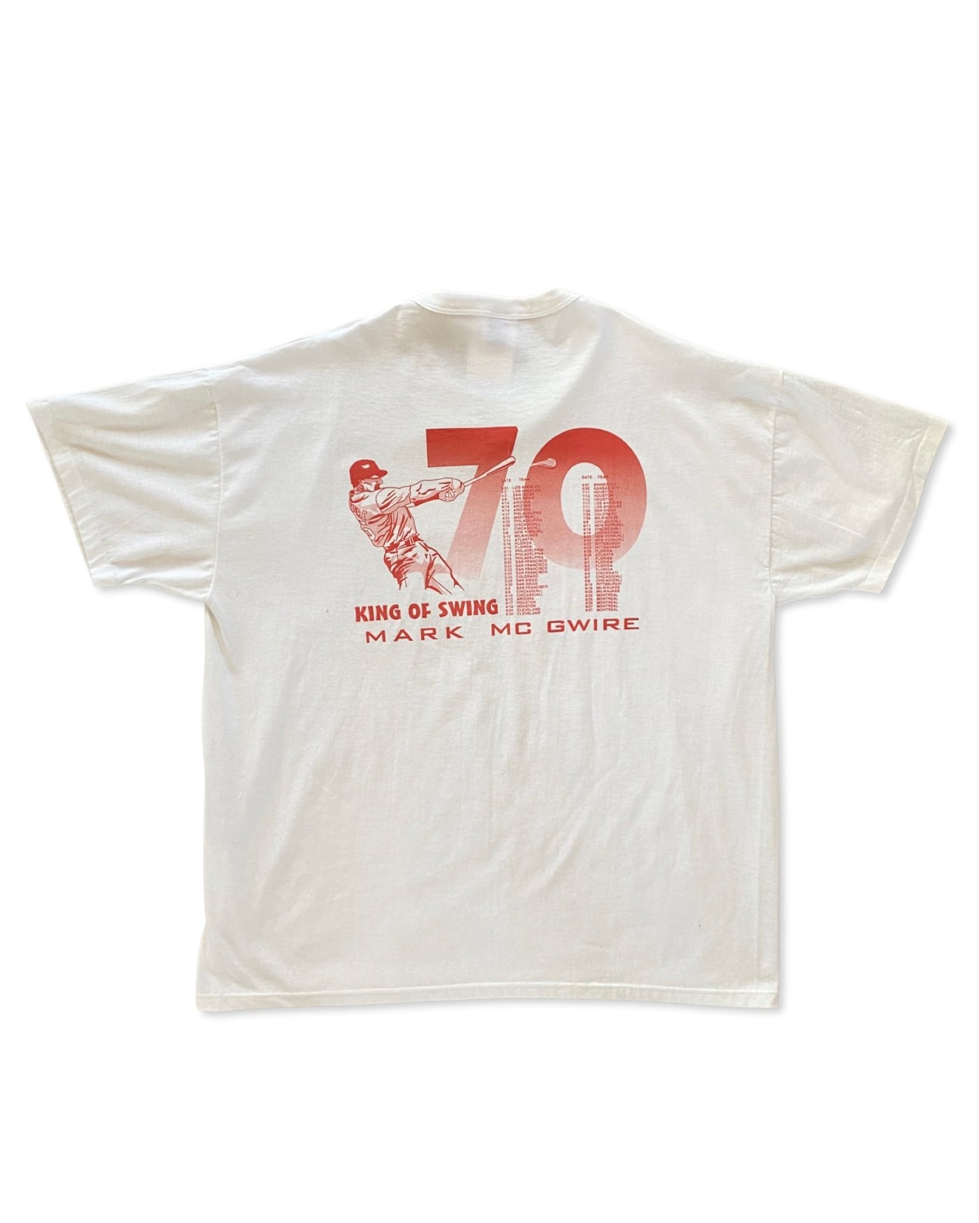 Vintage 1998 Big Mac Mark McGwire T-Shirt