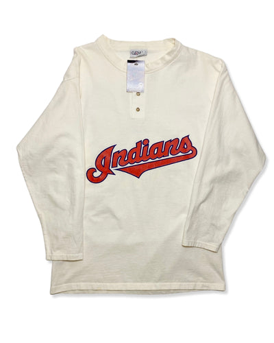 Vintage 1996 Cleveland Indians Henley T-Shirt