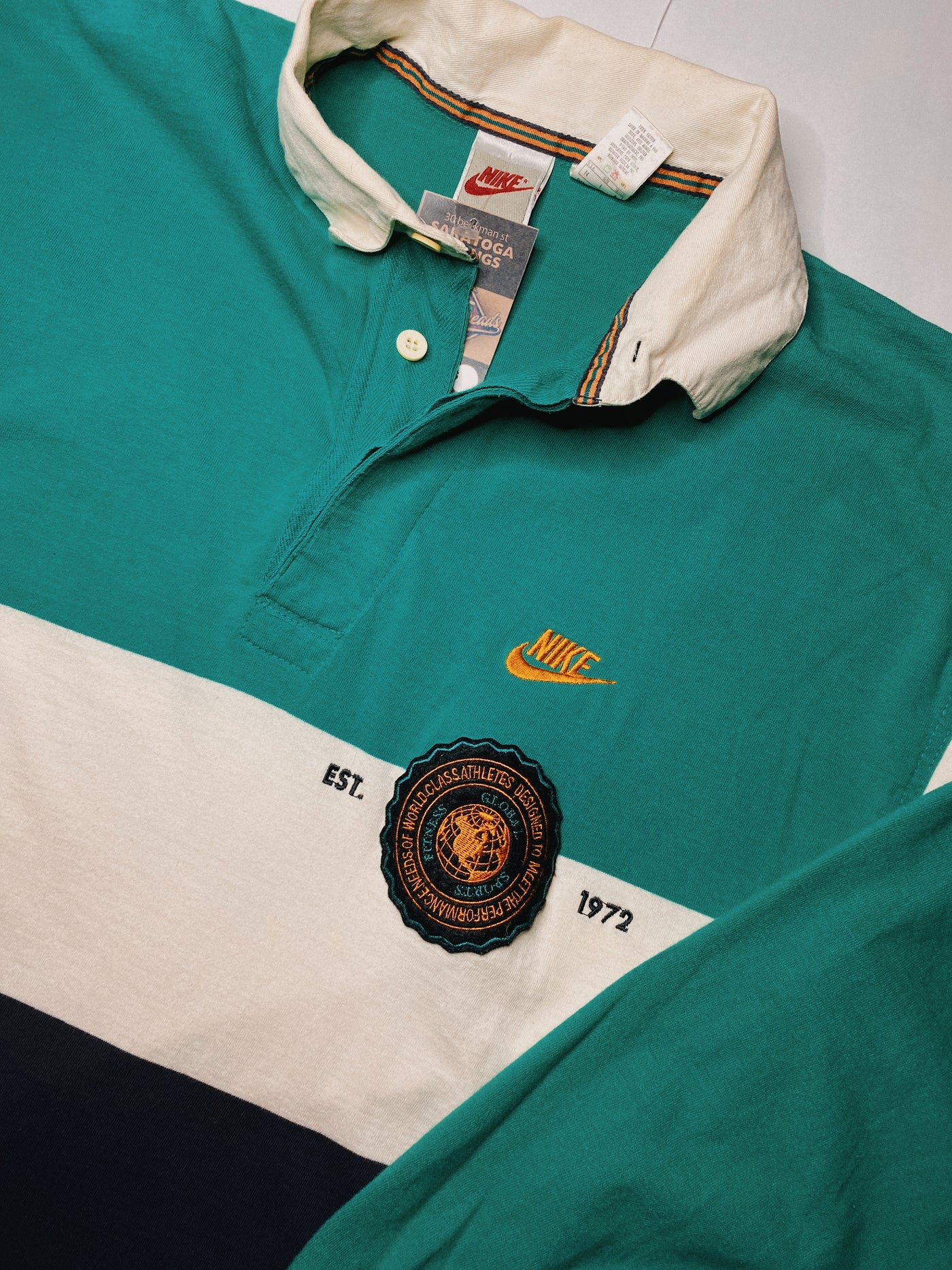 Vintage 80s Nike Rugby Polo Shirt