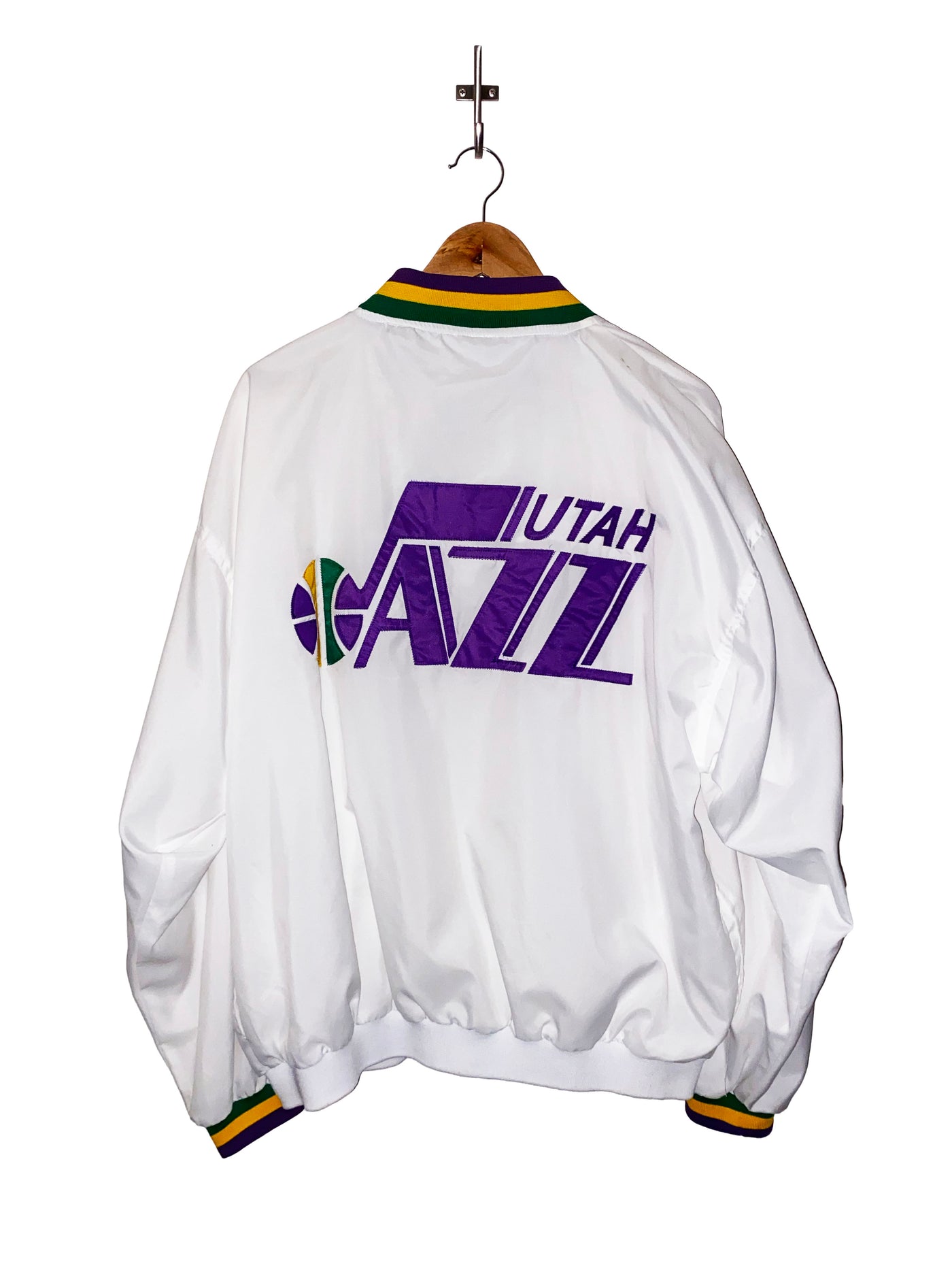Vintage Champion Utah Jazz Bomber Jacket