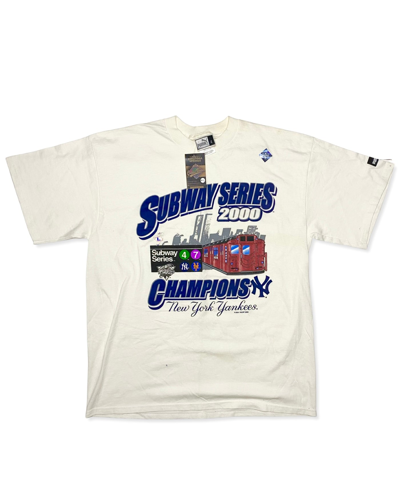 Vintage 2000 Yankees vs Mets Subway Series T-Shirt