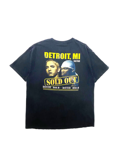 Vintage 2003 50 Cent Eminem Detroit Tour T-Shirt