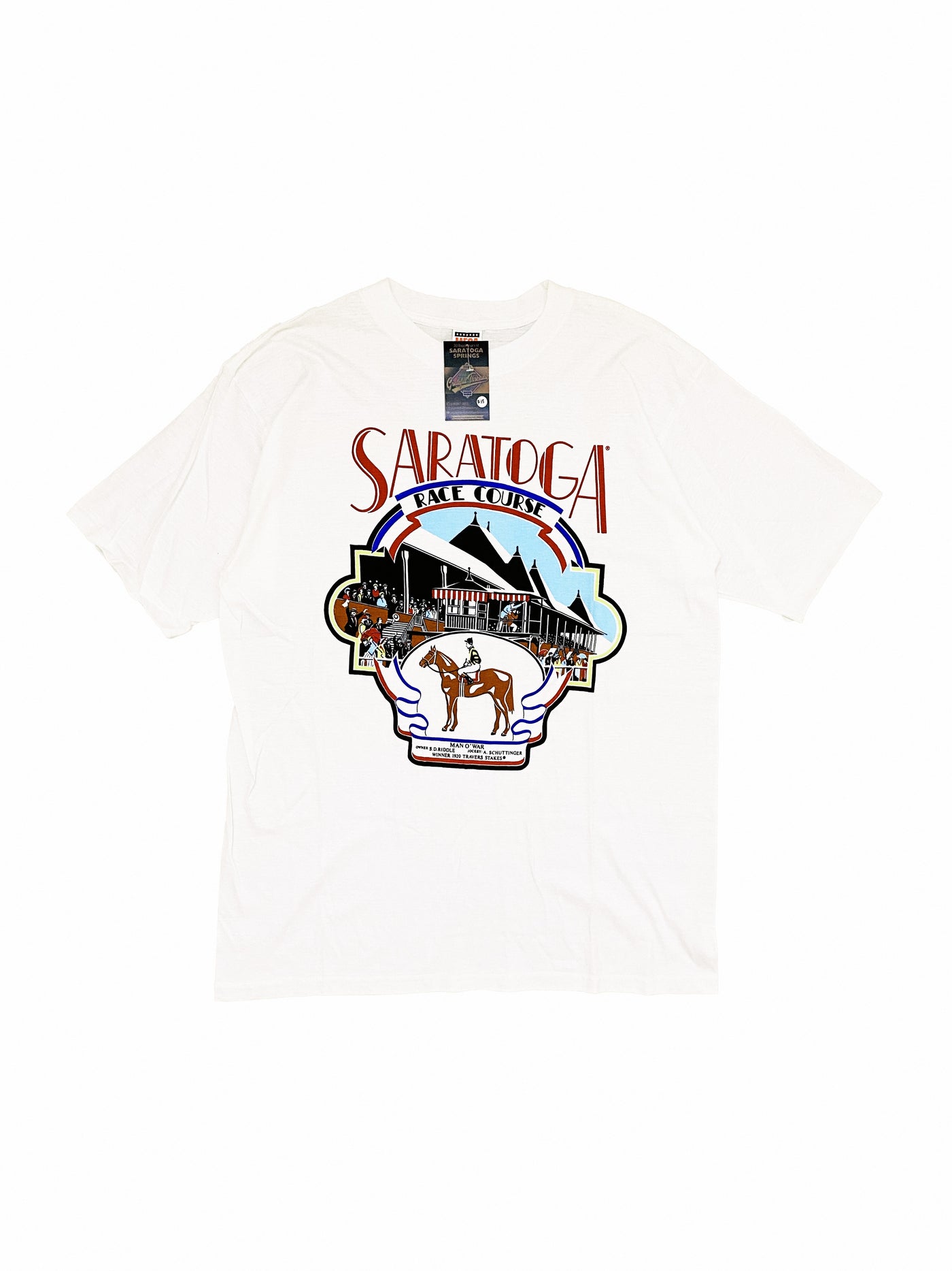 Vintage 90s Saratoga Race Course T-Shirt