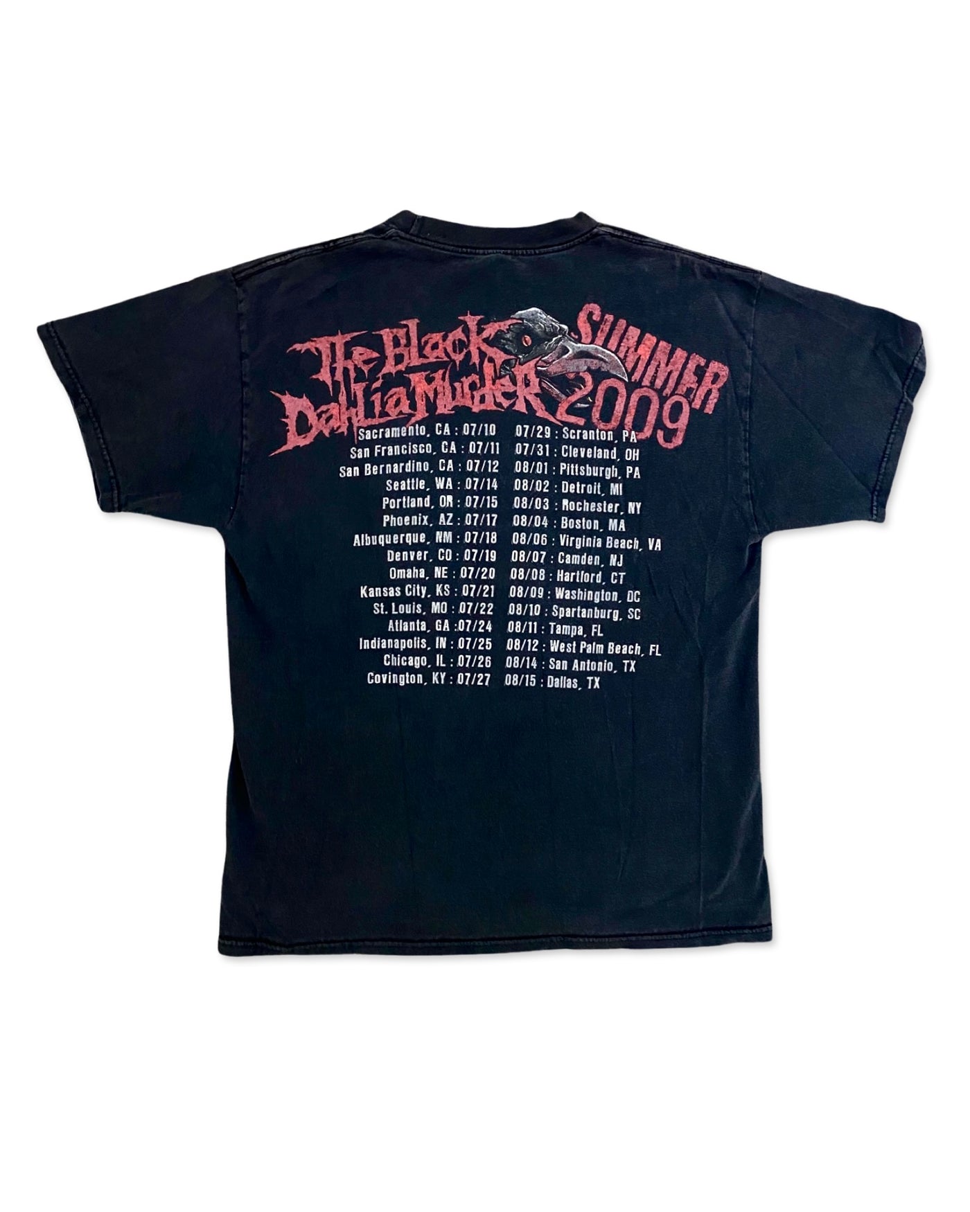 2009 Black Dahlia Murder Tour T-Shirt