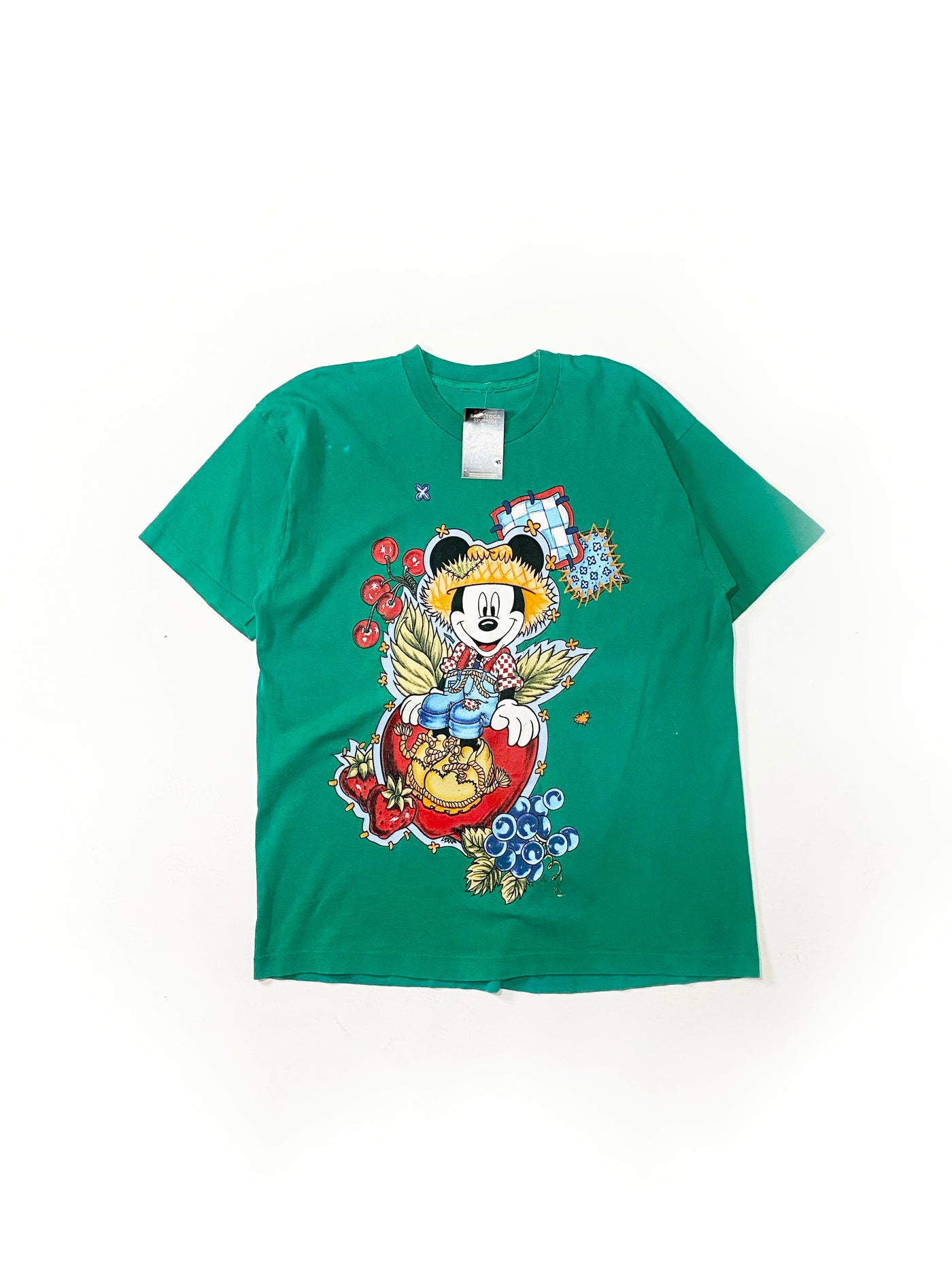 Vintage 80s Mickey Mouse Farmer T-Shirt