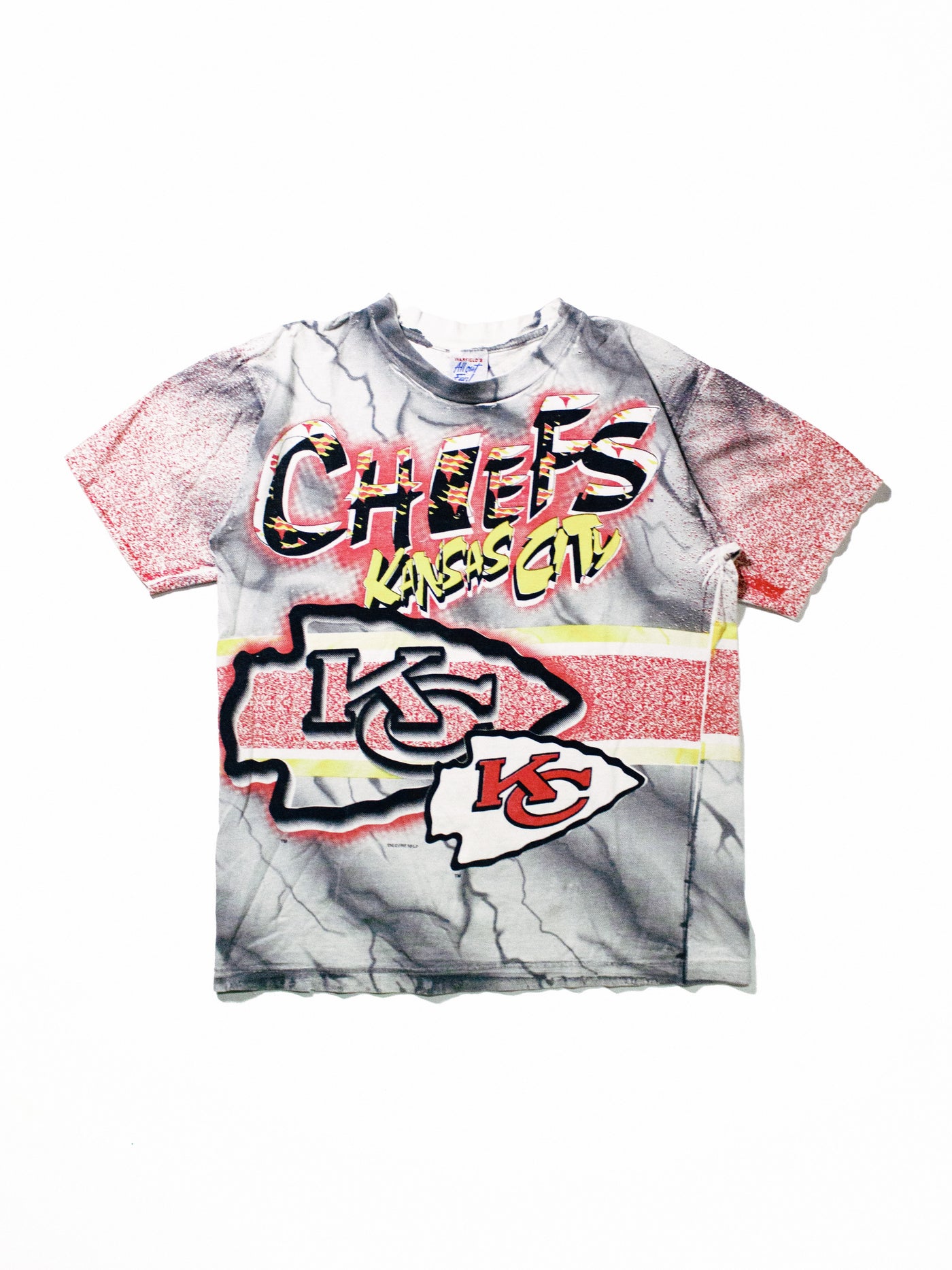 Vintage 1993 Kansas City Chiefs All Over Print T-Shirt