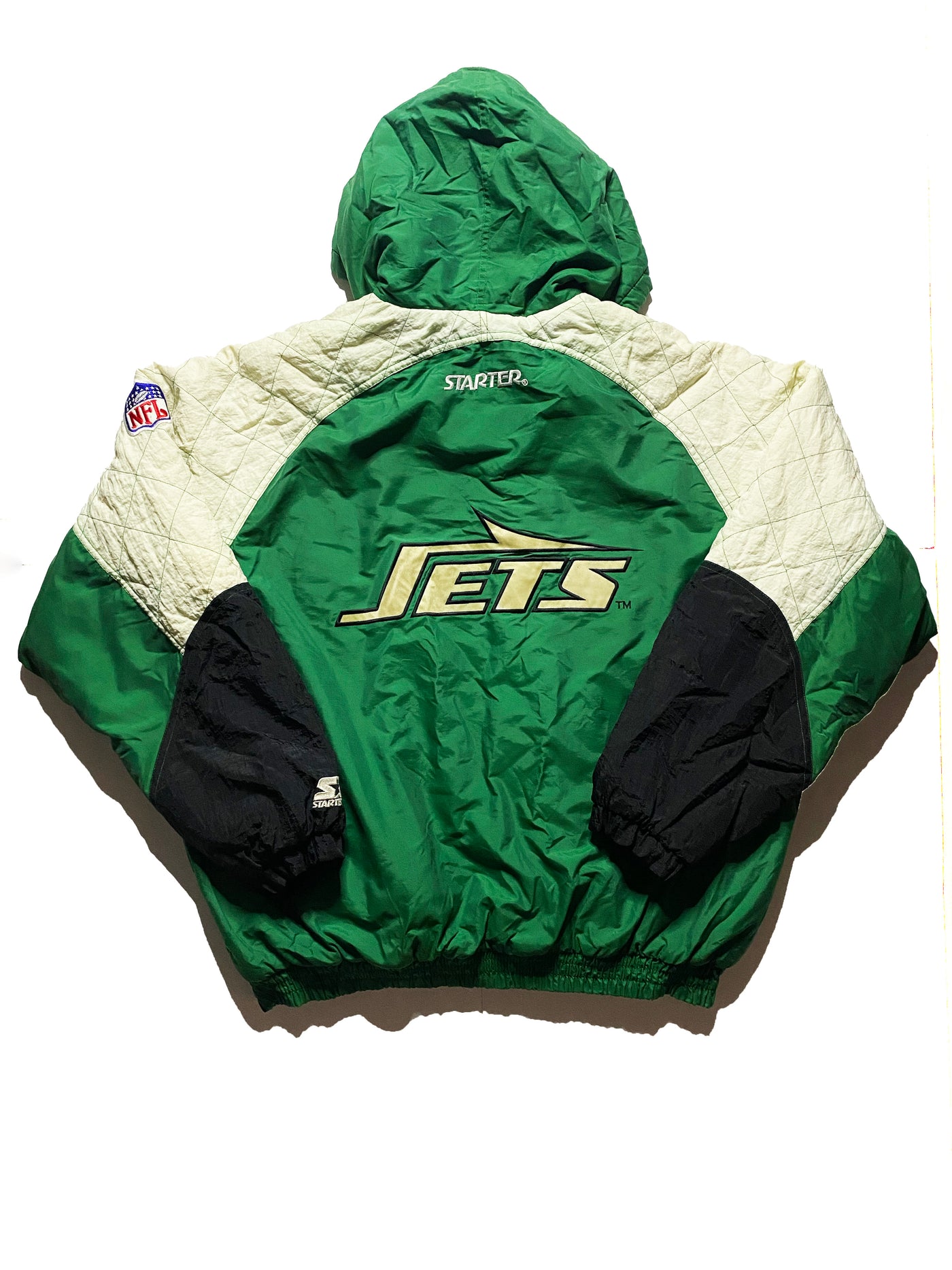 Vintage 90s New York Jets Starter Puffer Jacket