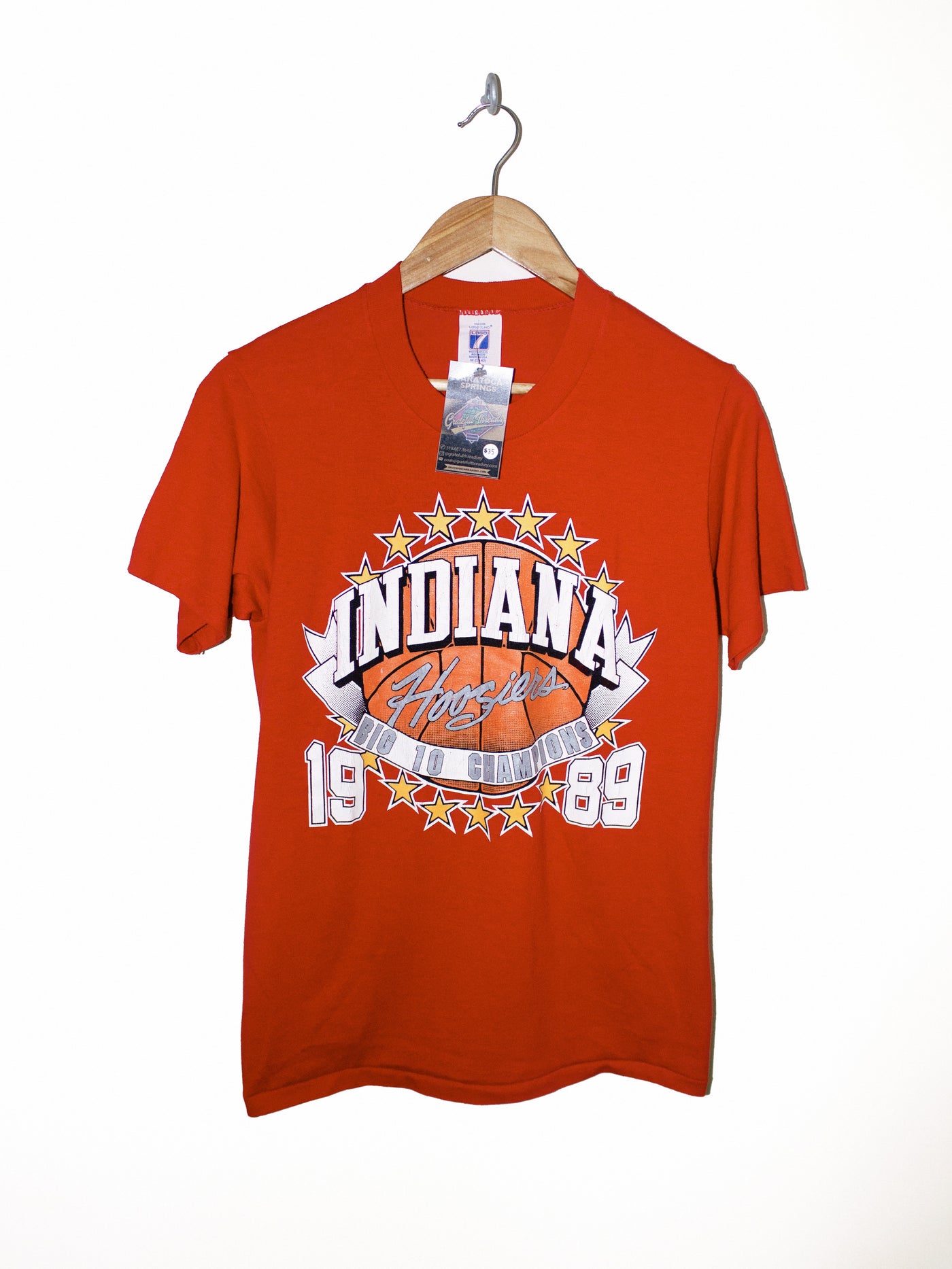 Vintage 1989 Indiana Hoosiers Big 10 Champions T-Shirt